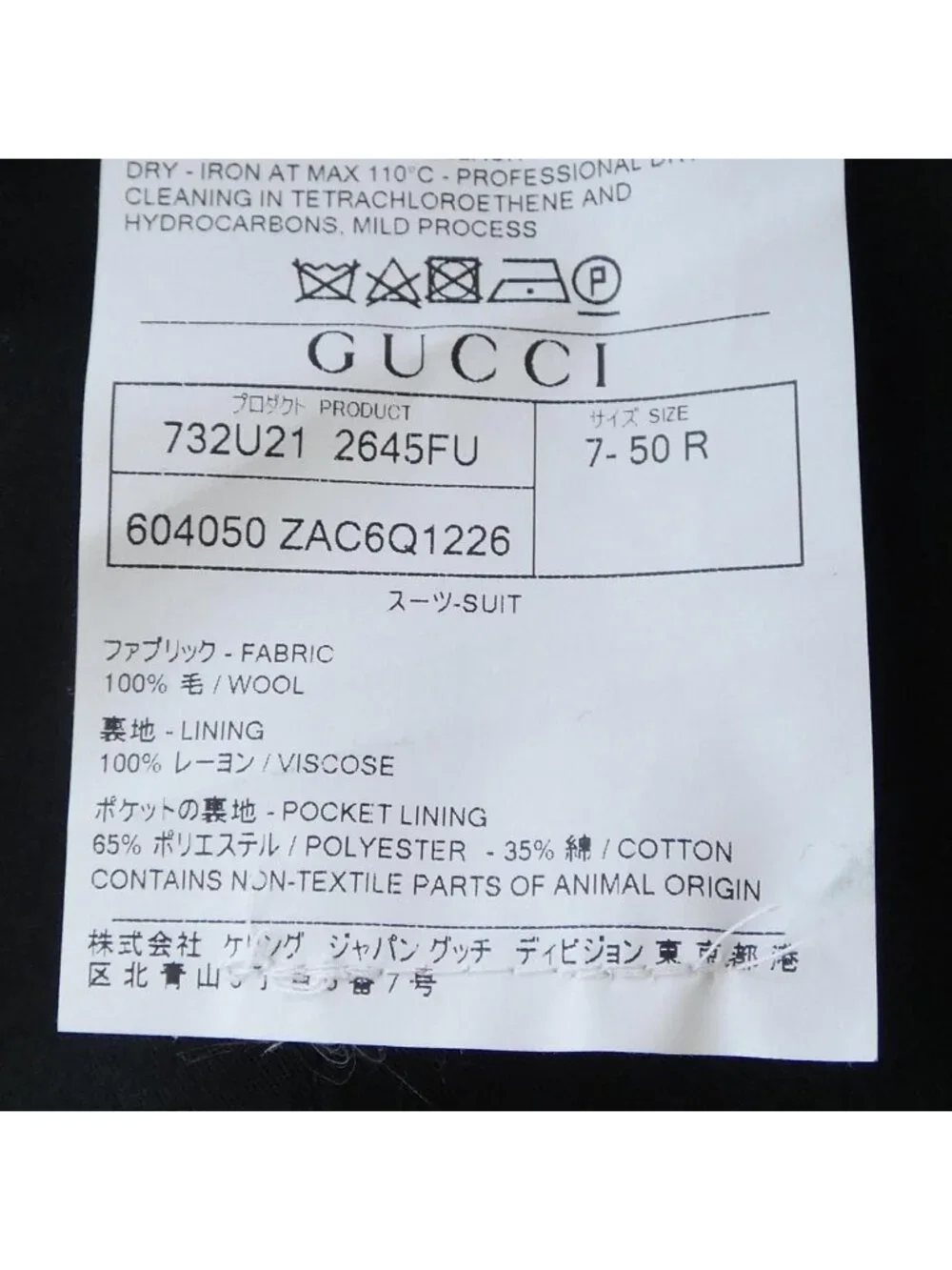 Gucci Suit Gray